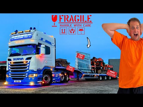 MY FIRST TIME MOVING GLASS DOES *NOT* GO WELL!! | PT1 | #truckertim