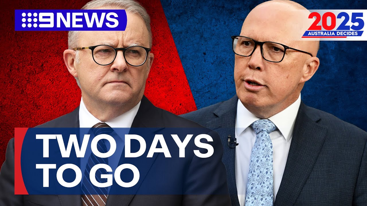 Leaders hit three states in penultimate election dash | 9 News Australia