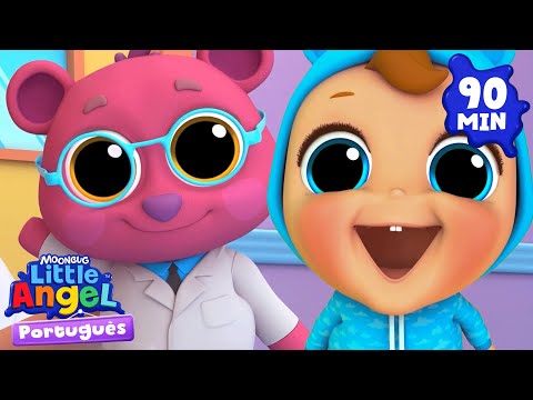 O Bebê Vai ao Médico 🧑‍⚕️😷💉| Little Angel e CoComelon - As Músicas da Turminha