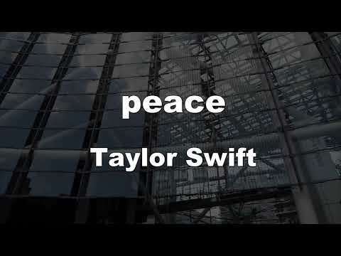 Karaoke♬ peace – Taylor Swift 【No Guide Melody】 Instrumental