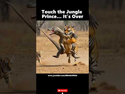 Touch the Jungle Prince‼️It’s Over.. #tiger #jungle