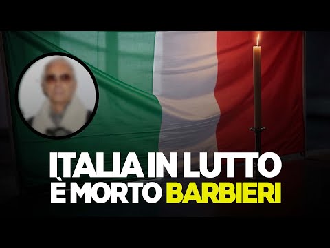 TREMENDO LUTTO PER L'ITALIA:  È MORTO A MILANO BARBIERI, IL CELEBRE...