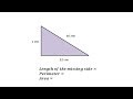 Right Triangle Concepts and Calculations