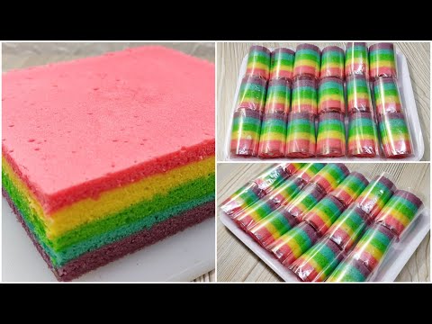 RAINBOW CAKE GULUNG KUKUS