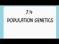 Natural Selection and Genetic Drift