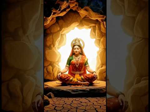 A little girl became Vaishno Mata. #ai #vaishnodevi #shorts #matarani