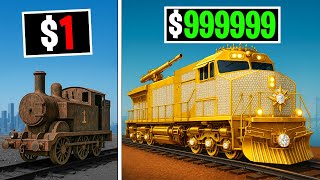 $1 to $1,000,000 TRAINS in GTA 5 RP...