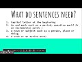 Crafting Complete Sentences