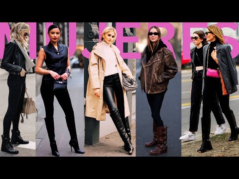 Ideas de Outfits con Leggins y Botas en Otoño 2024