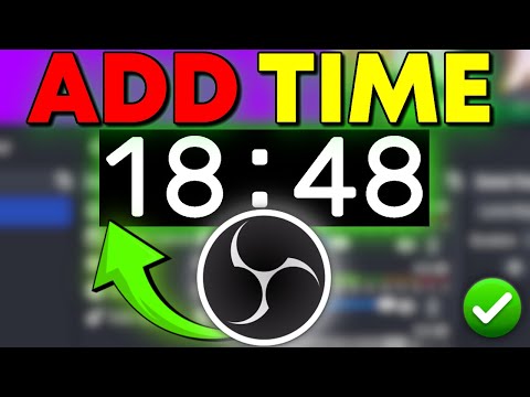 How To Add Time to OBS Live Stream (Quick & Easy 2025)