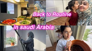 Back to Routine in saudi Arabia || Salma yaseen vlogs 