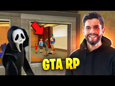 INVADI A ESCOLA E ASSUSTEI GERAL NO GTA RP!!