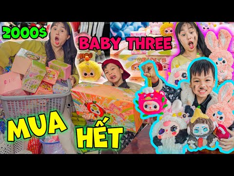 Thử Thách 2 Triệu Mua Hết Túi Mù Baby Three Bé Ba Ở Cổng Trường Và Cái Kết May Mắn