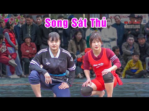 Vật nữ - Song Sát KIM ANH - HUYỀN TRANG  - Cực Phẩm . 2 Trận đấu Hội Cẩm.