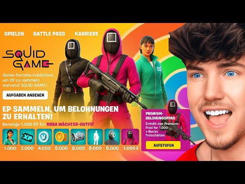 Fortnite X Squid Game ist jetzt da – Schau dir die neuen Skins an!