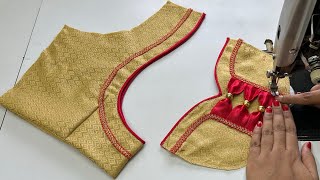 Blouse Back Design || Blouse Ka Design || Cutting And Stitching Back Neck Blouse Design || Blouse