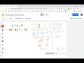 Exploring the Substitution Method for Systems of Equations