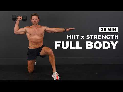 35 Min KILLER Full Body Dumbbell Workout (HIIT x STRENGTH)