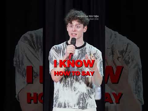 #shorts Khi người nước ngoài học Tiếng Việt - Stephen Vũ Saigon Tếu