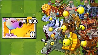 Every Random PEA Plants LEVEL 1000 Power-Up vs ALL Final Bosses Fight! - PvZ 2 Final Bosses