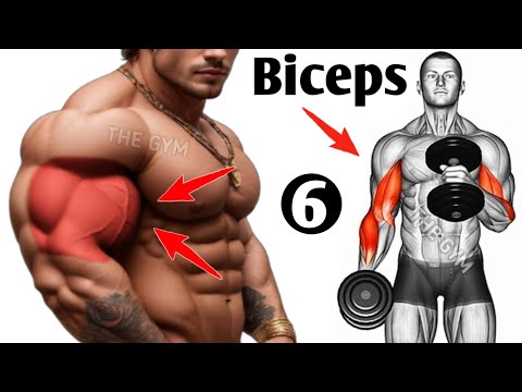 6 Gym Biceps Day Workout ( fastest )