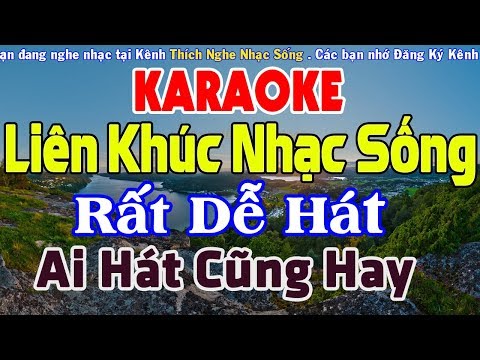 KARAOKE Liên Khúc Nhạc Sống AI HÁT CŨNG HAY – Nhạc Sống Cha Cha Cha Karaoke