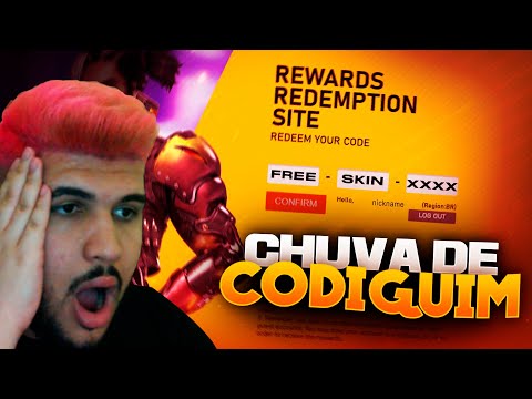 🔥FREE FIRE AO VIVO🔥 CHEGOU NOVO EMOTE FLEXÃO !!! 🔥 LIVE ON 🔥 CODIGUIN DA ANGELICAL 🔥