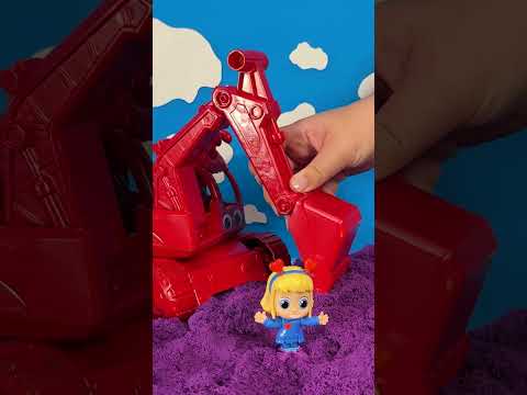 Excavator Morphle Digs Through Purple Kinetic Sand 👷 Morphle Kids Cartoons #morphle #cartoon #short