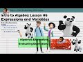 Evaluating Algebraic Expressions and Concepts