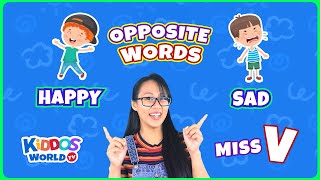 Teaching Opposite Words for Kids | Learn with Miss V