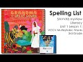 Spelling and Syllable Division