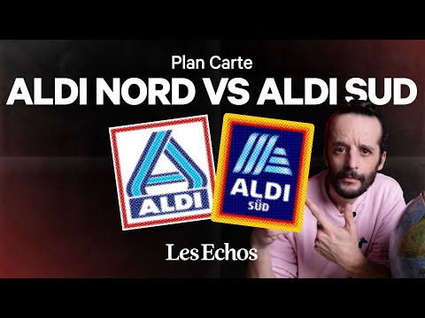 Nord contre sud : comment Aldi s'est partagé le monde | Plan carte