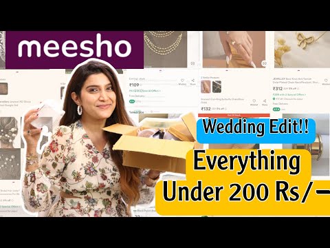 😍MEESHO WEDDING EDIT - Jewellery You Must Buy Under 200/- Rs Only | Super Style Tips