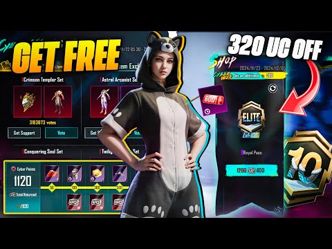 320 UC OFF IN A10 ROYAL PASS 😱 / CYBER WEEK EVENT / MYSTERY SHOP BGMI