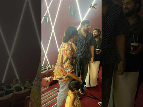 Pearle maaney & Nitara baby at Dhyan Sreenivasan New movie detective Ujjwalan preview #youtubeshorts