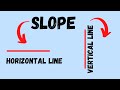 Understanding Slopes and Special Cases