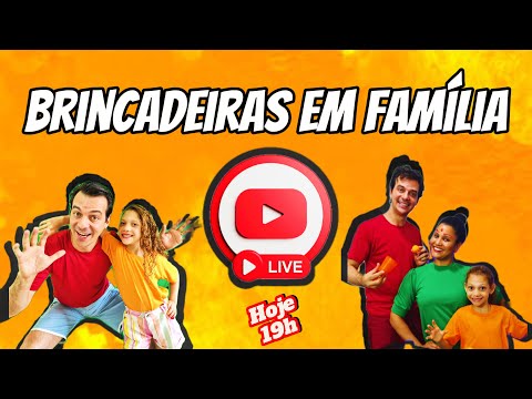 BRINCADEIRAS EM FAMÍLIA | AO VIVO | 🥳 #live #livestream #aovivo