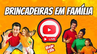 BRINCADEIRAS EM FAMÍLIA | AO VIVO | 🥳 #live #livestream #aovivo