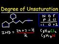 Understanding Degree of Unsaturation