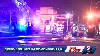YouTube video thumbnail: Suspicious NH House Fire Under Investigation