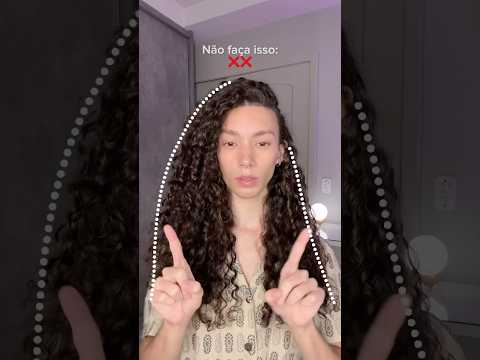 Truque para deixar seu cabelo jogado de lado mais simétrico 🥰Lembrando que pode fazer como preferir