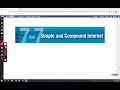 Exploring Simple and Compound Interest Concepts