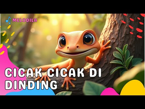 🔴 LAGU CICAK CICAK DI DINDING - Lagu Anak Balita | Lagu Anak Indonesia | Lagu Anak Animasi