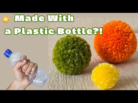 Pet Şişeyle Ponpon Yapılır mı? 3 Farklı Boyda Denedim! 🧶