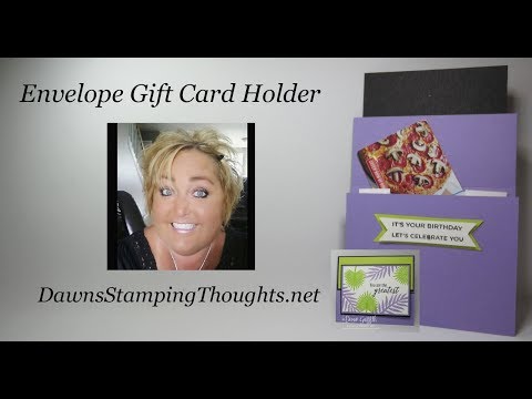 Envelope Gift Card Holder