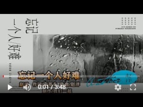 赵洋   忘记一个人好难   KTV