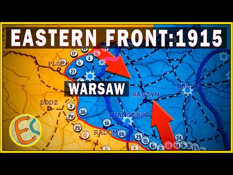 Eastern Front of WW1 animated: 1915