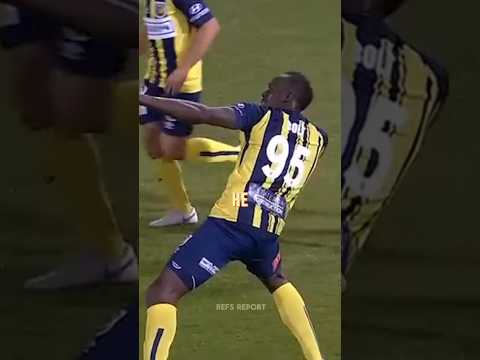 Usain Bolt football career #shorts