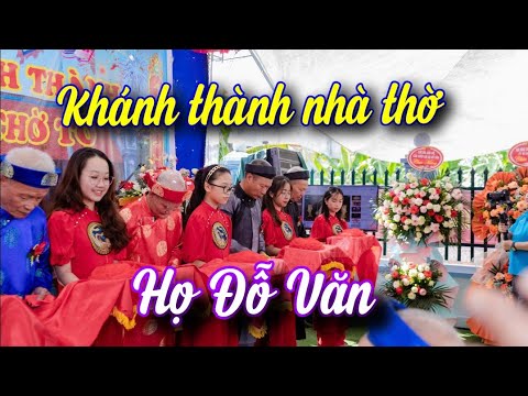 SH.9791. Lễ Khánh thành nhà thờ họ Đỗ Văn xóm 5 làng Phương châu xã Phú Phương Ba Vì Hà Nội.