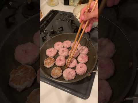 仕事終わり30分で作る2人暮らしの夜ごはん✨牛マヨカルビつくね編 #簡単レシピ #自炊料理 #料理 #自炊 #2人暮らし